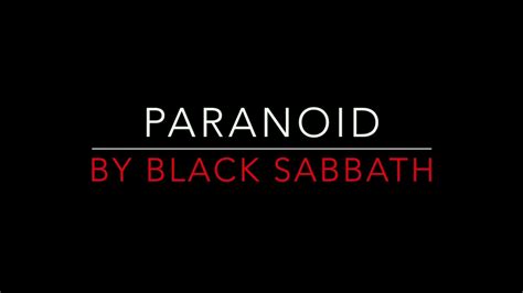 youtube paranoid black sabbath 1970